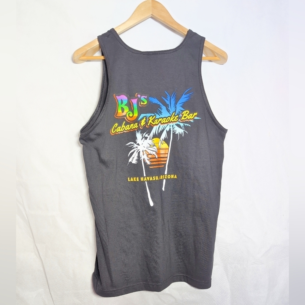 Alstyle BJ's Cabana Bar Lake Havasu AZ Sz M Black Tank Top